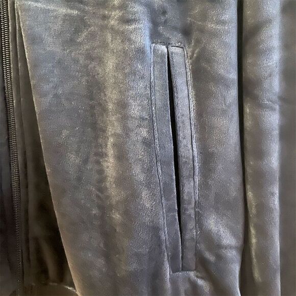 True Religion Men's Varsity Jacket Size S Blue Full Zip Casual velour - Picture 5 of 9